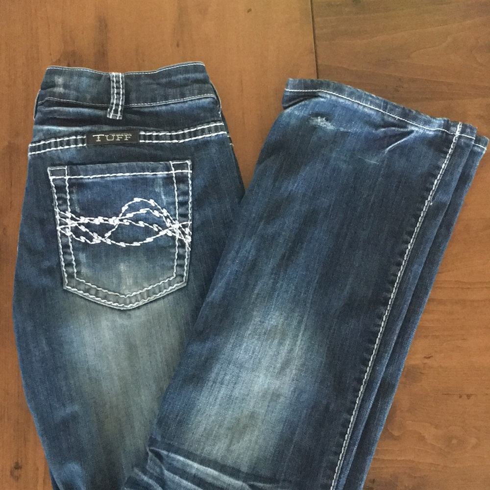 Woman's Cowgirl Tuff dark denim jeans